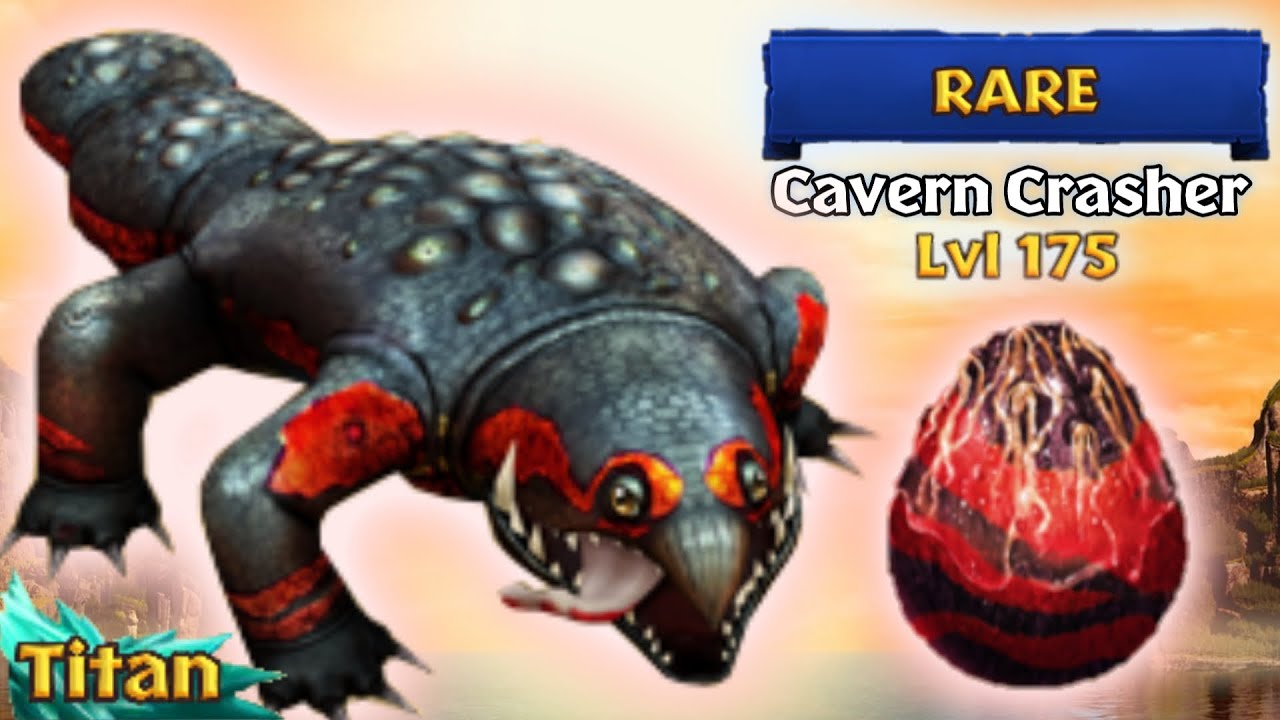 Cavern Crasher Max Level 175 Titan Mode | Dragons: Rise of Berk