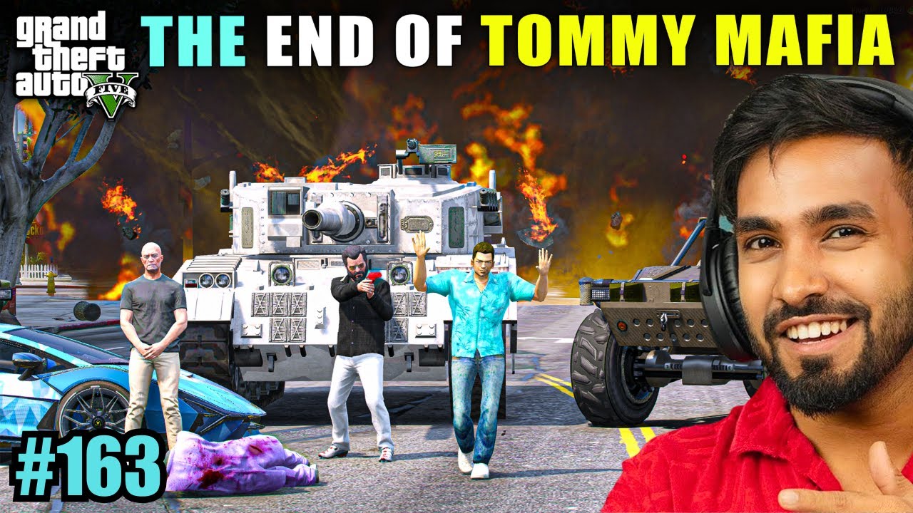 THE END OF TOMMY MAFIA | TECHNO GAMERZ GTA V GAMEPLAY #163