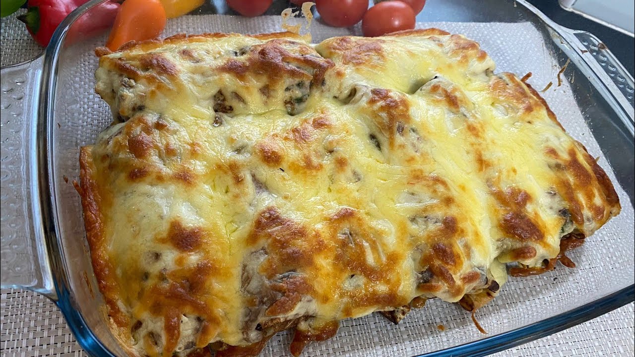 🤤Recetë më të shijshme nuk kam provuar!💯 E garantuar🤩.Filled crepes in few min.🔝