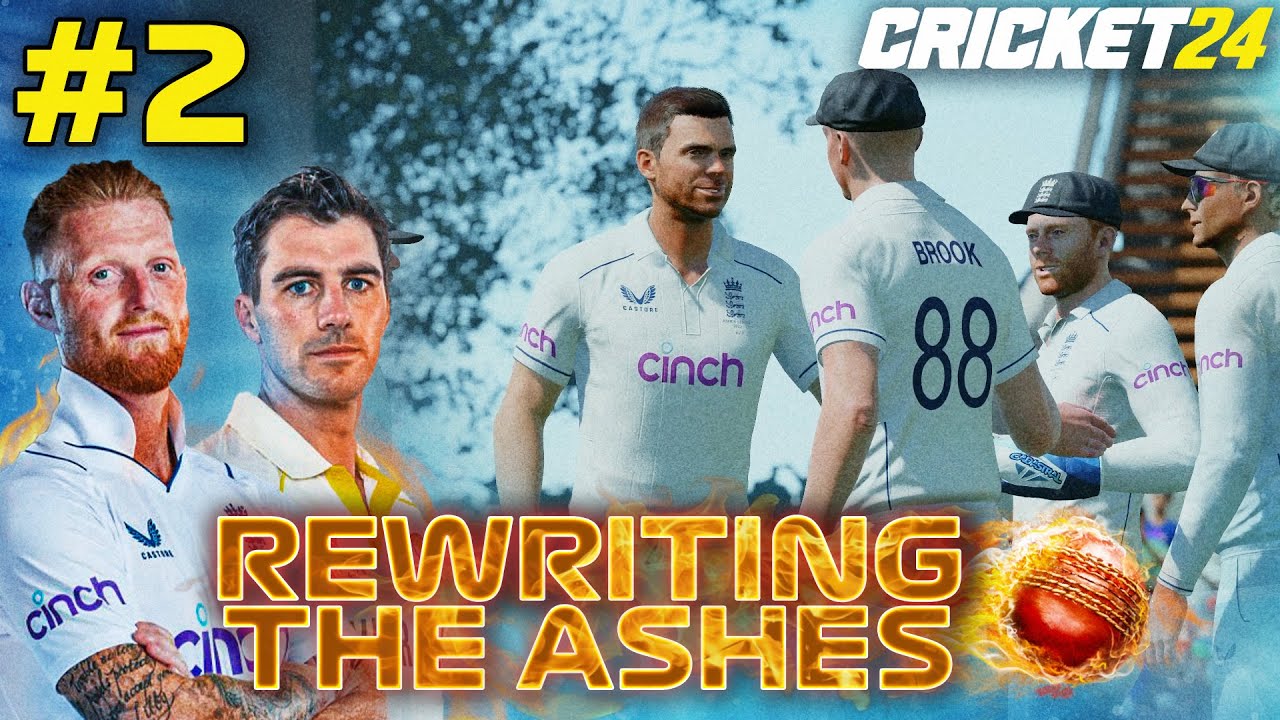 Cricket 24: Rewriting The Ashes Series (England) #2 | 1st Test Australia 1st Innings: JIMMY ANDERSON