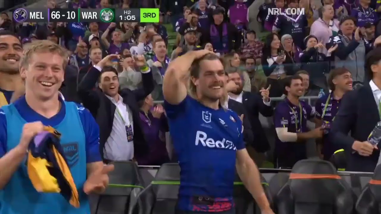 Justin Olam   Round 7 Highlights   NRL 2022   Melbourne Storms   Player Cam