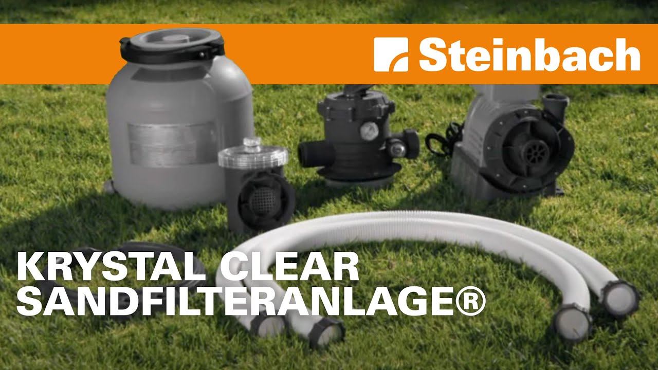 Krystal Clear Sandfilteranlage® | Montageanleitung