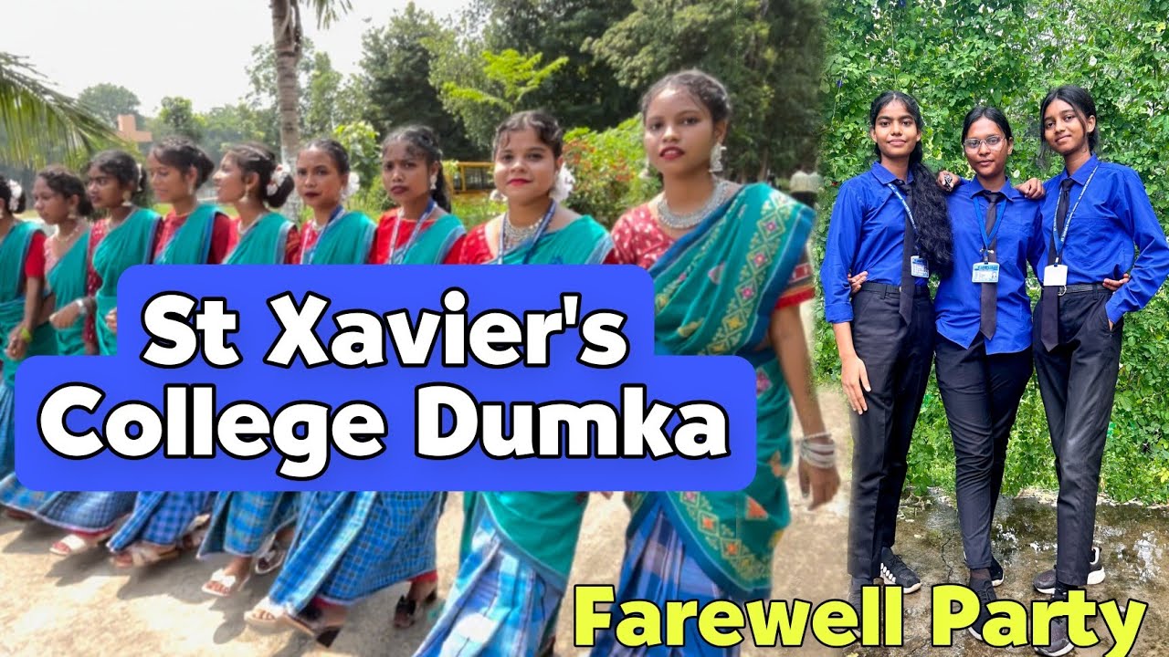 St Xavier's College Dumka ||Farewell Party ||Santhali Vlog ||New Santhali Video 2023