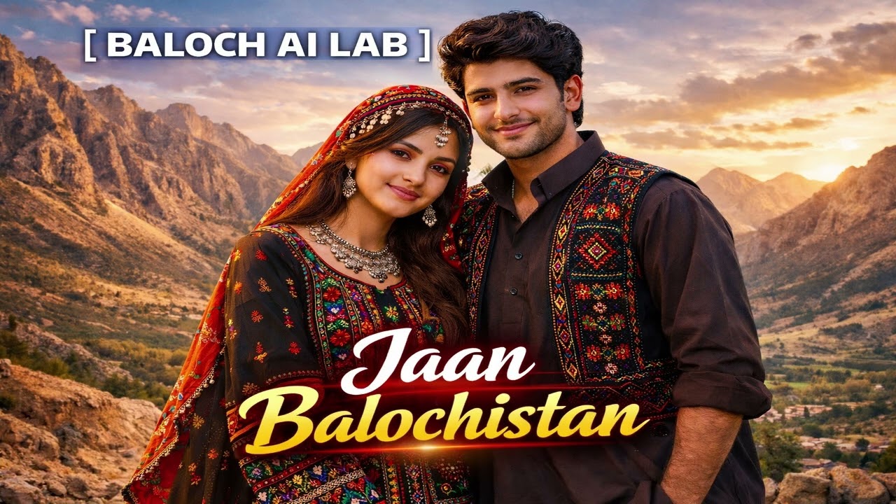 Jaan Balochistan 🎵 | AI-Generated Balochi Song | BALOCH AI LAB