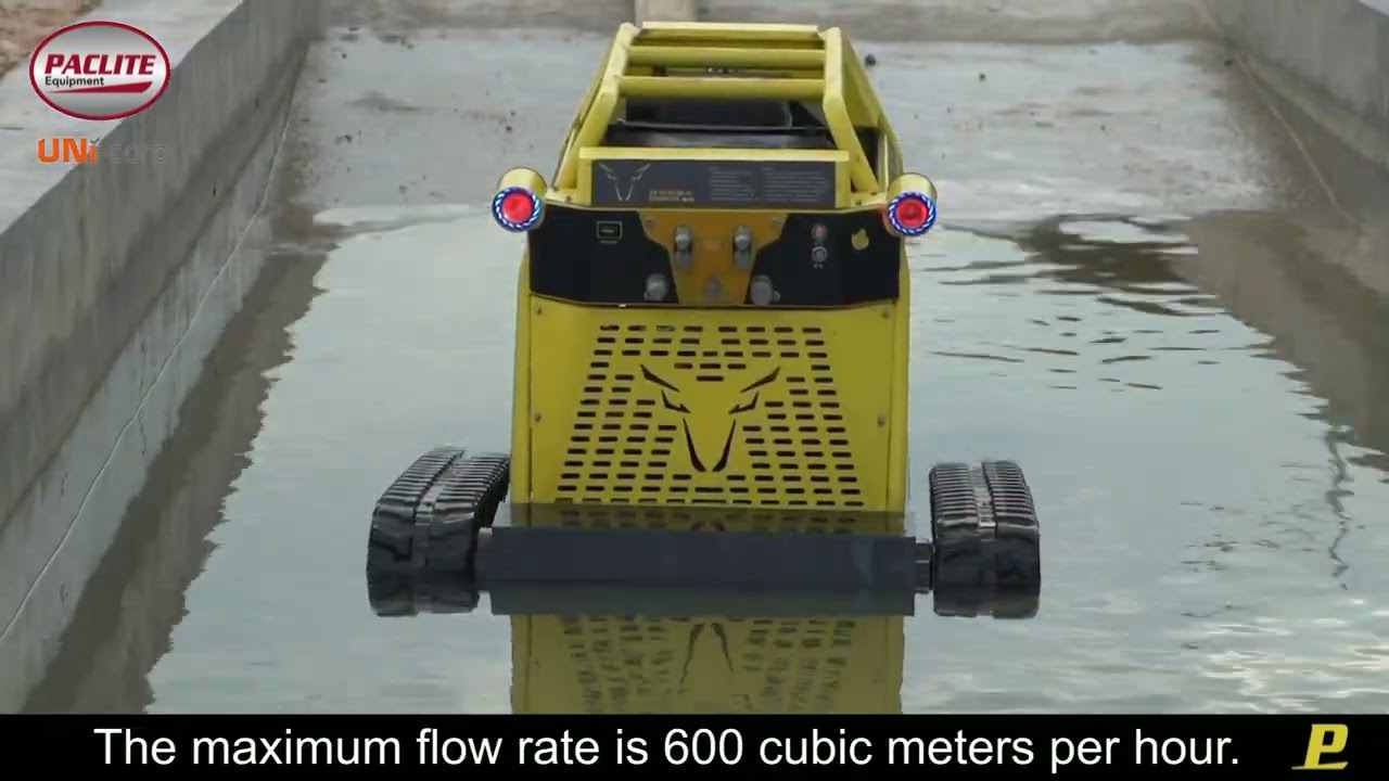 Tracked pump robot DOTEK from PACLITE Equipment