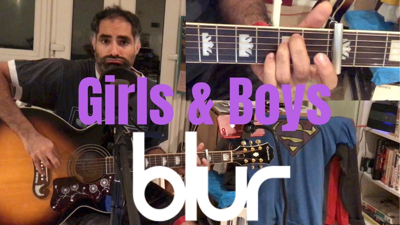 ♫ Girls and Boys - Blur (Acoustic Cover) ♫ - learn guitar chords