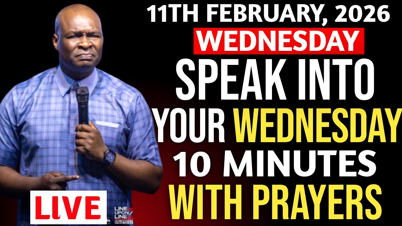 Wednesday 11th February,2026]Speak Into Early Morning Prayer | Spiritual Prayer -Apostle Joshua Selm