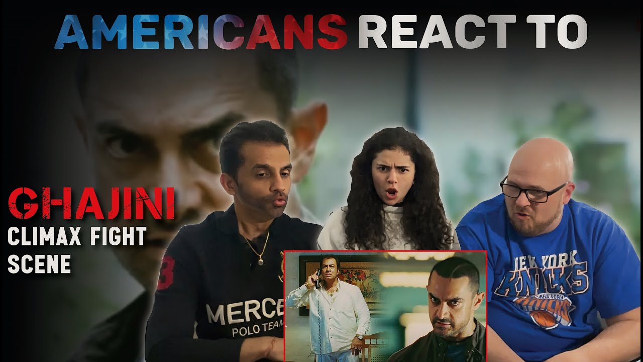 Ghajini Epic Climax Fight Scene Reaction by New Yorkers | Aamir Khan's Rage Unleashed