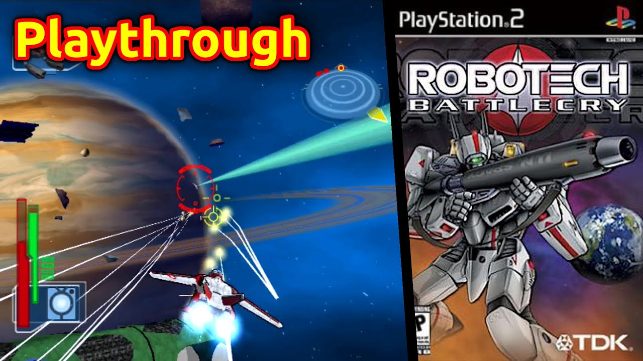 Robotech: Battlecry (PS2) Playthrough / Longplay - No Commentary (1080p, original console)