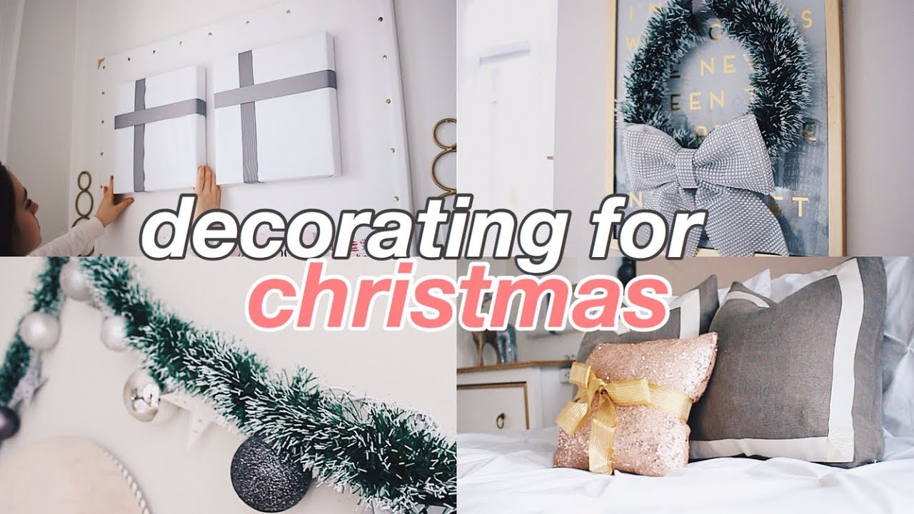 DECORATING MY ROOM FOR CHRISTMAS!