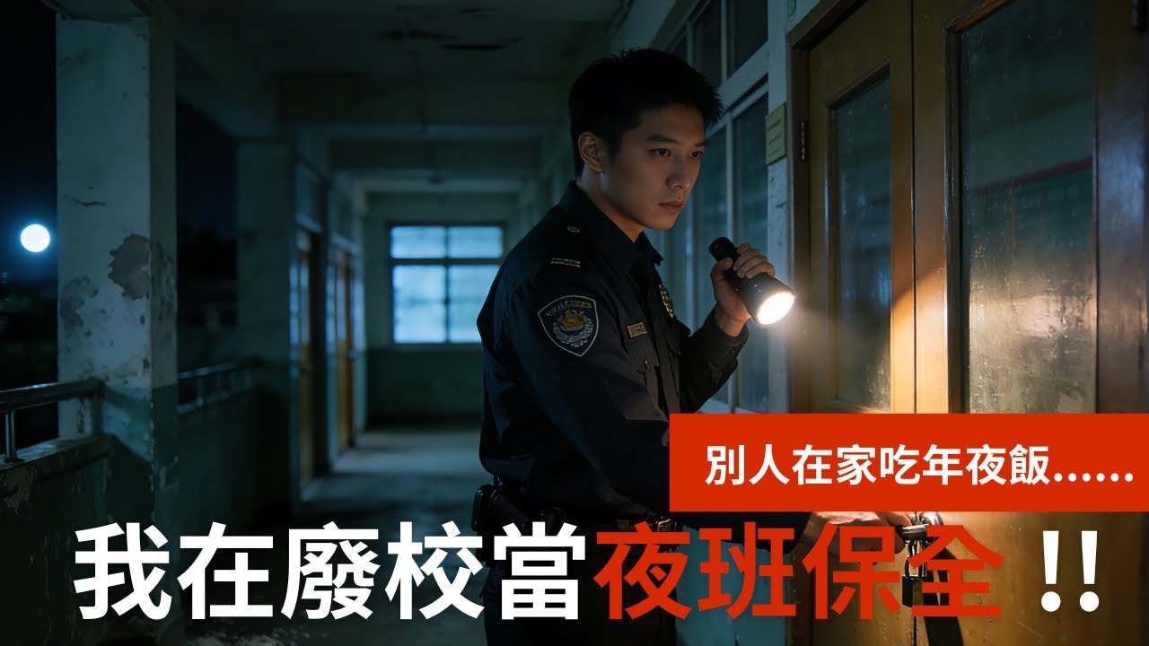 別人除夕夜吃團圓飯，我在荒廢多年的小學內當夜班保全 !｜凶宅料理師｜生存守則｜鬼故事｜怪談｜夜班警衛｜睡前恐怖故事｜ 都市怪談