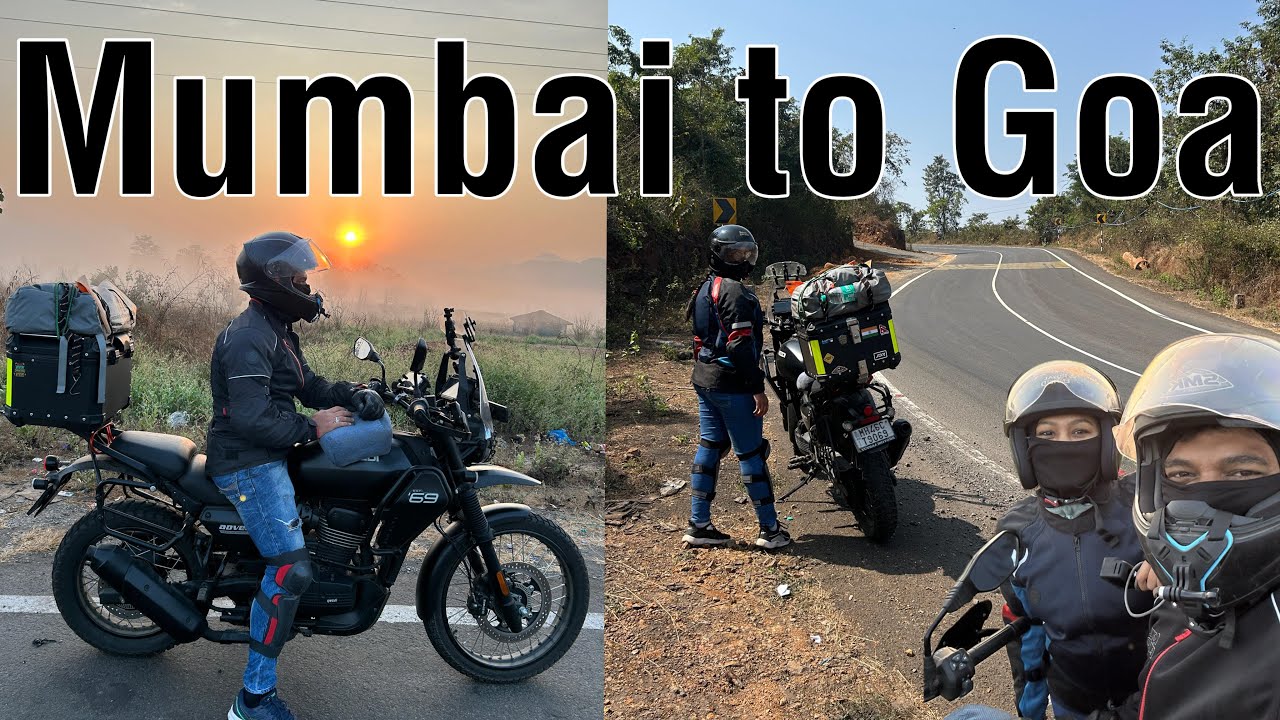 Mumbai to Goa Bike ride | Konkan Bike ride | West coast of India Mumbai to Goa