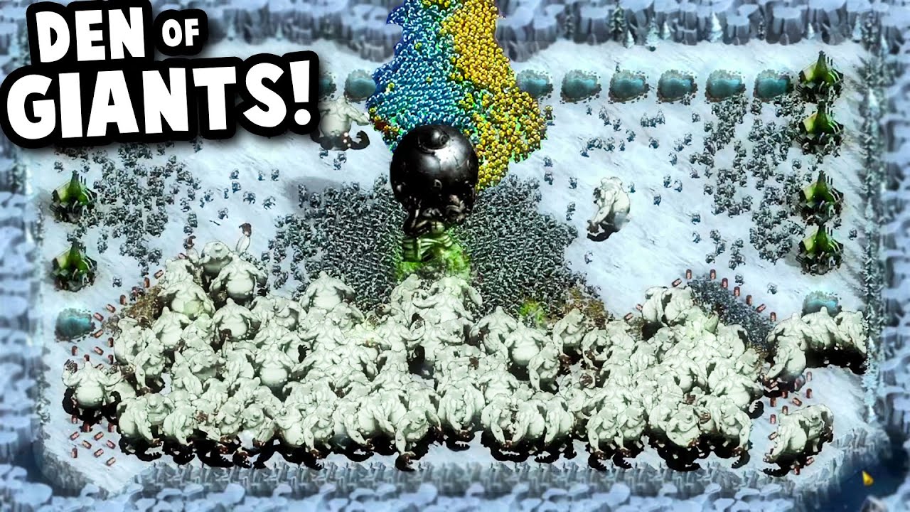 The Den of GIANTS! - They Are Billions Custom Map Gameplay