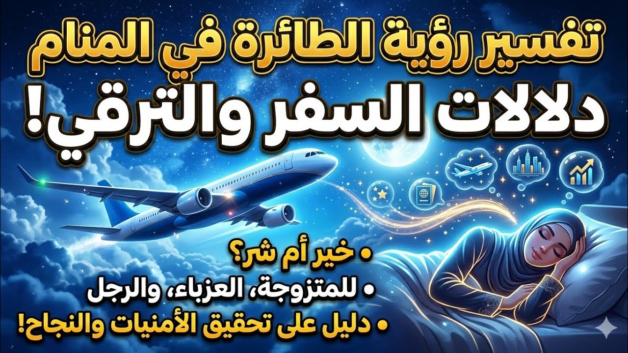 تفسير الطائرة في المنام 