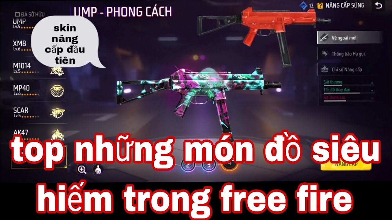Top Những Thứ Hiếm Nhất Free Fire Anh Em Có Tiền Không Thể Mua