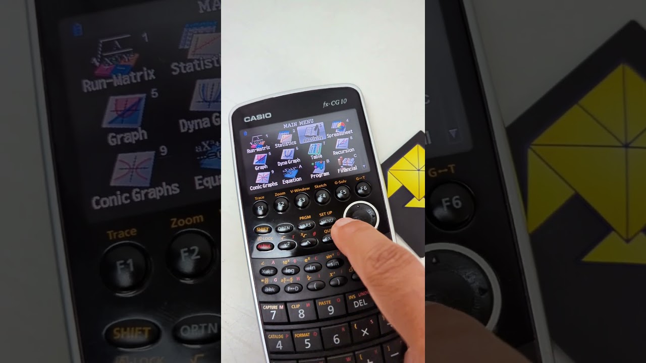 Casio fx-CG10 Graphing Calculator #tutorial #howto