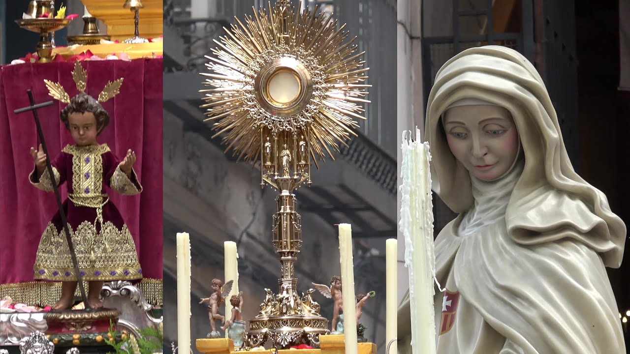 Procesiones en Madrid 2024: Octava del Corpus Christi de la Parroquia de San Ildefonso