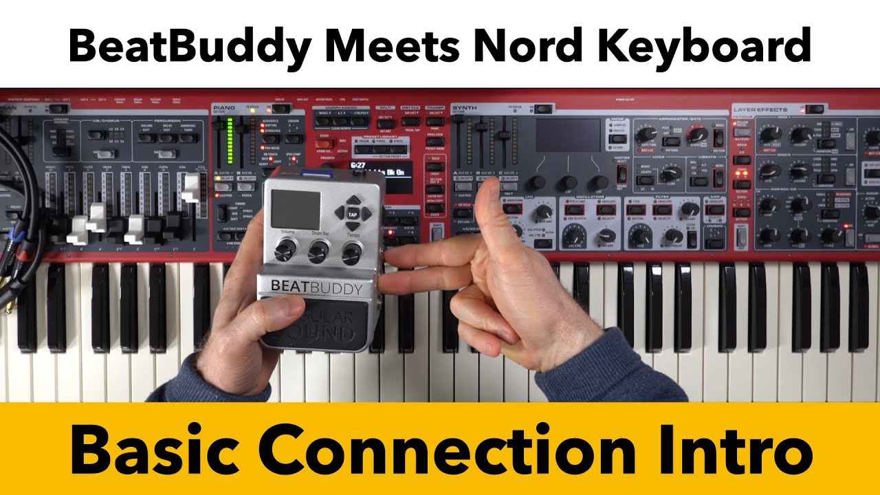 BeatBuddy Drum Machine Basic Connection to Nord Keyboards