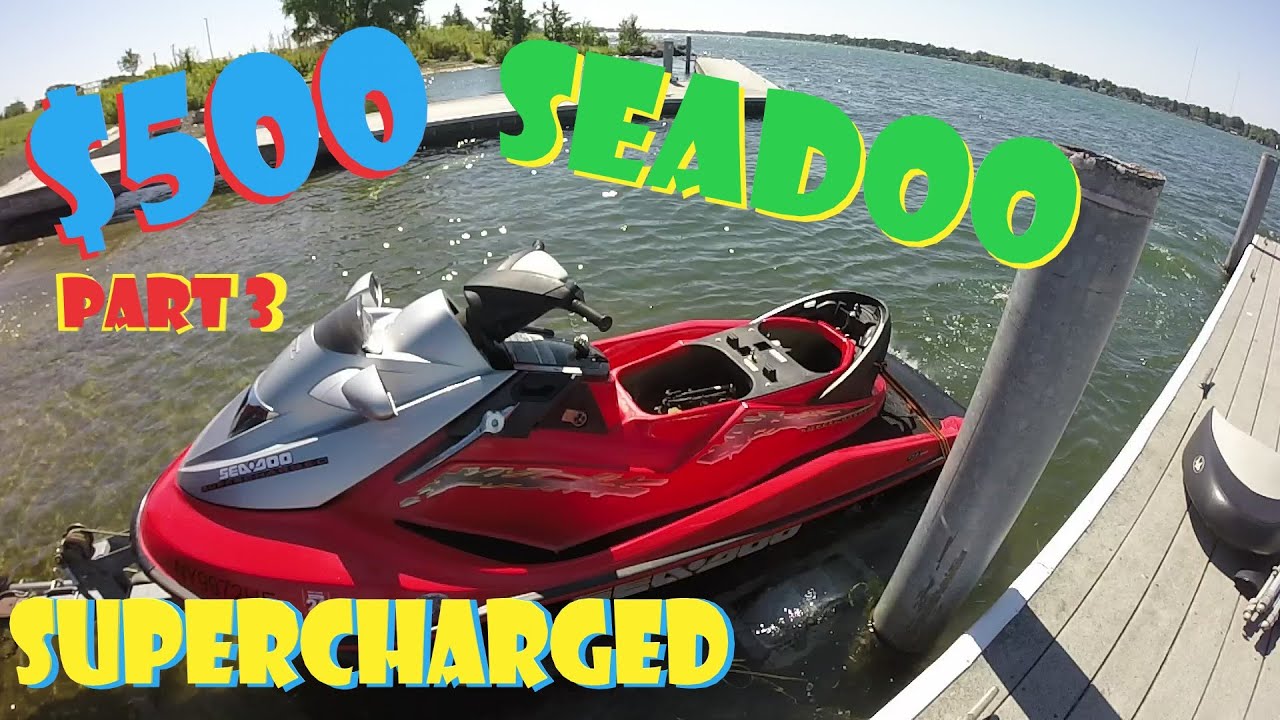2003 SeaDoo GTX SC 185 Project Rebuild 4 tec $500 Supercharged Jet Ski Revival Part 3 TOTAL COST