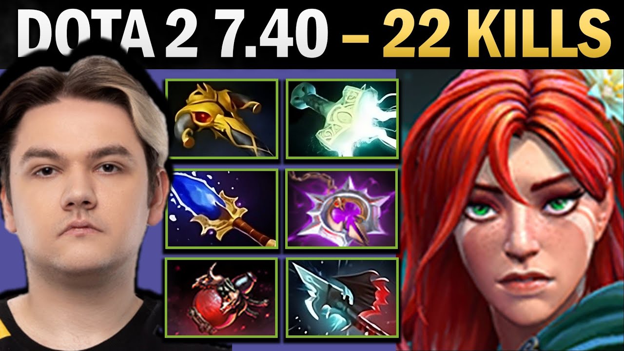 Windranger Pro Carry with Nullifier and 22 Kills - Dota Gameplay