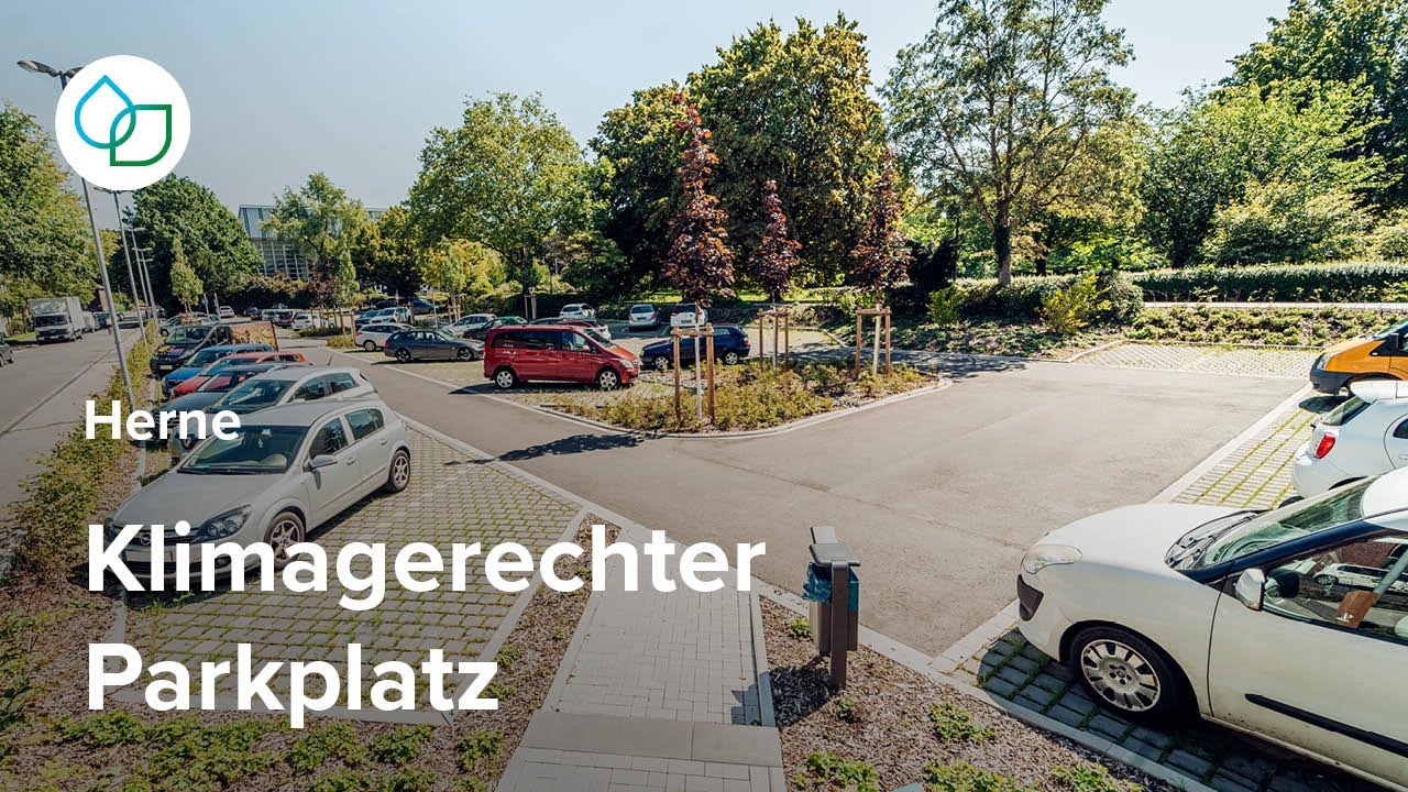 Klimagerechter Parkplatz in Herne | Zukunftsinitiative Klima.Werk