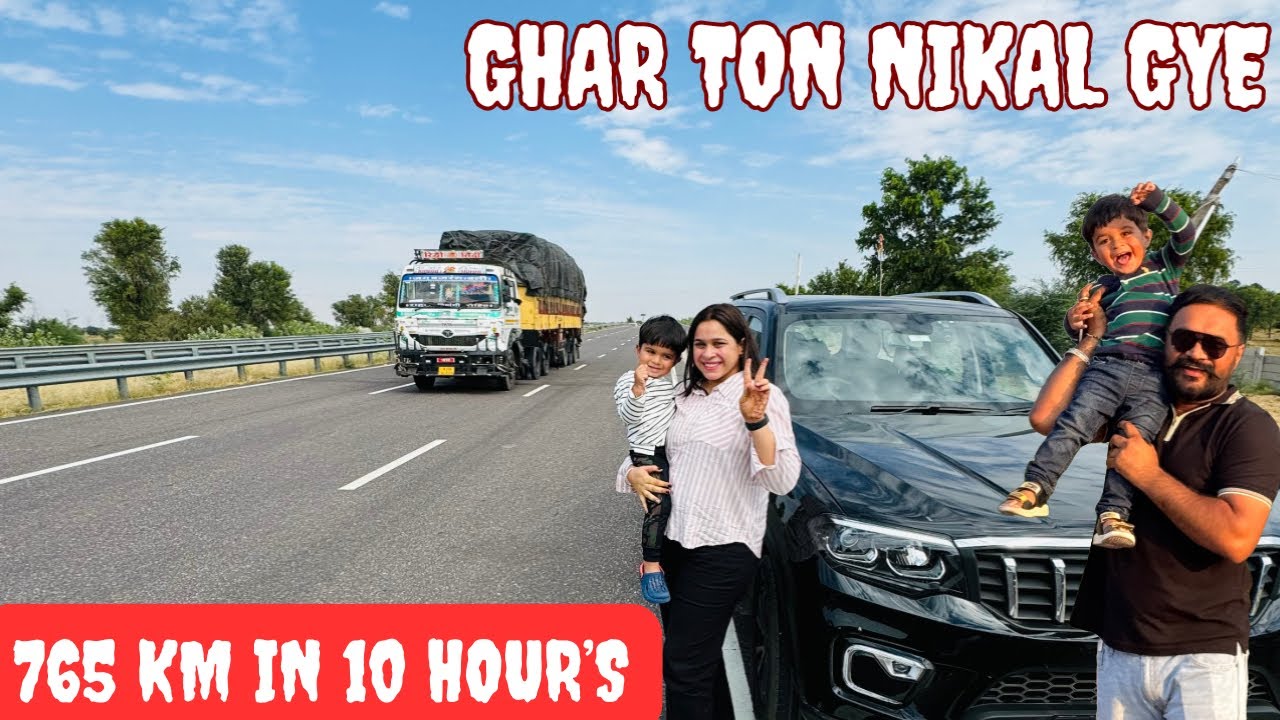 Jodhan To Jaisalmer in Scorpio N | 765 Km in 10 Hour&rsquo;s | Amritsar Jamnagar Expressway | Pinder Pawan