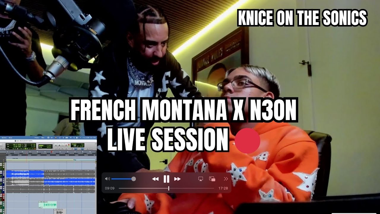 N3ON x FRENCH MONTANA (BREAKFAST CLUB DISS) LIVE STREAM RECORDING (ENGINEER'S POV)