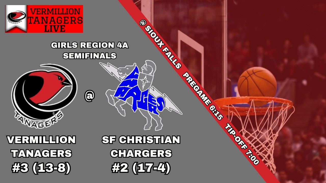 Vermillion Tanagers vs Sioux Falls Christian Chargers (Region 4A Semis) (GBB)