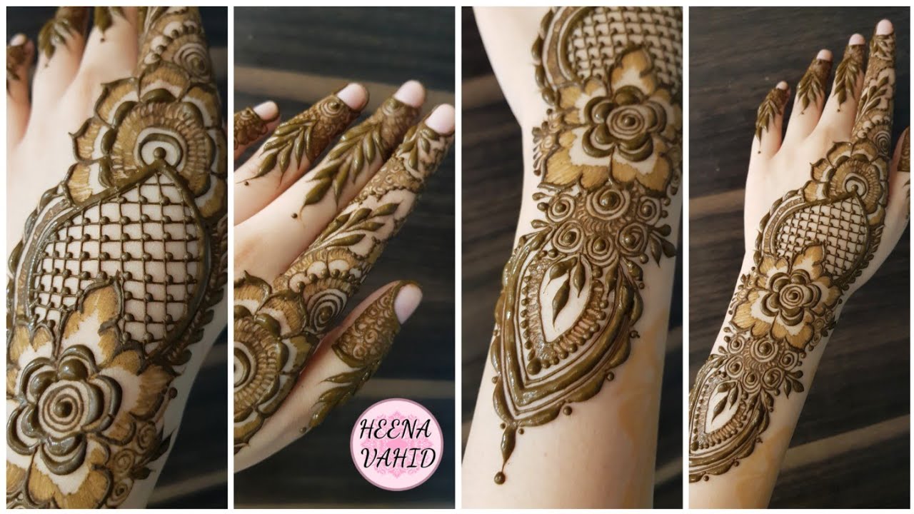 Arabic henna design for back 2020 | Heena Vahid