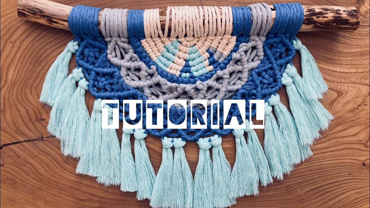 Macrame Wall Hanging DIY | macrame Half Circle | macrame tutorial