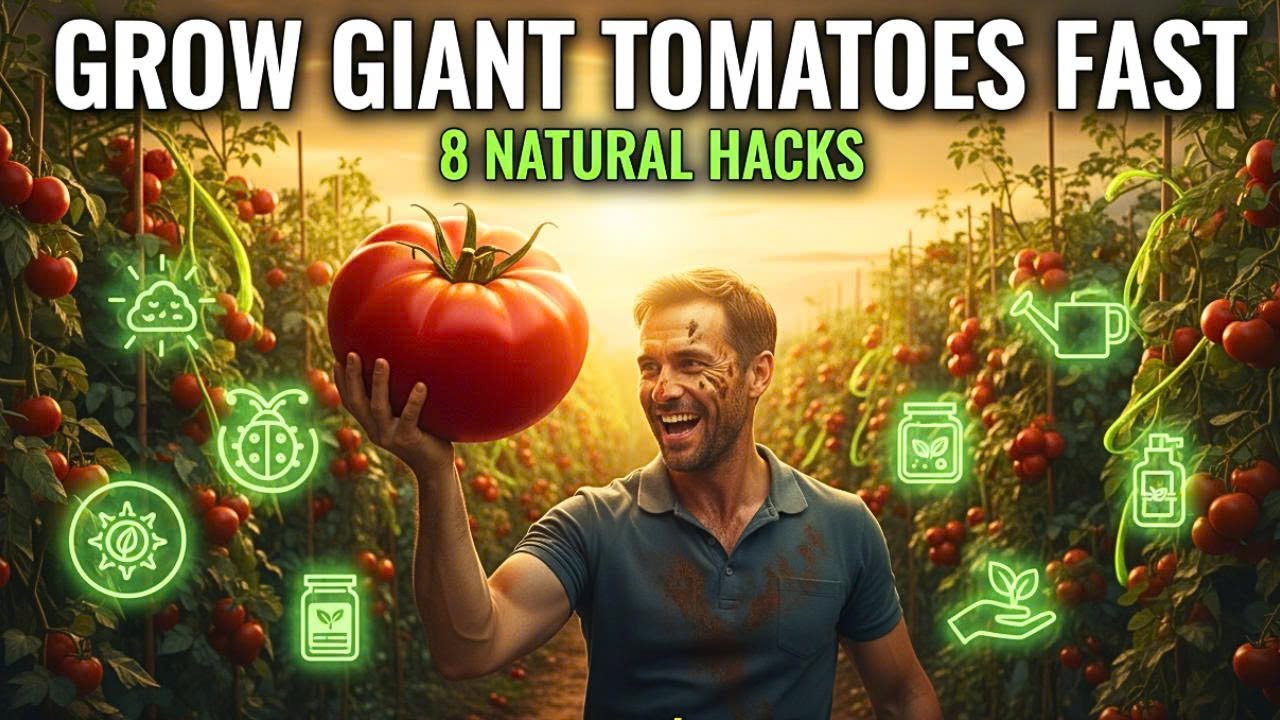 8 Natural Hacks to Grow Giant Tomatoes Fast: Thriving Plants and Bumper Crops Guaranteed!