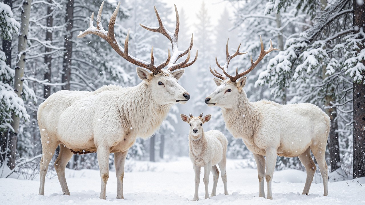 ❄️ Winter Wilderness with Relaxing Piano Music for Deep Sleep, Stress Relief, and Healing Nights 🌙🎹