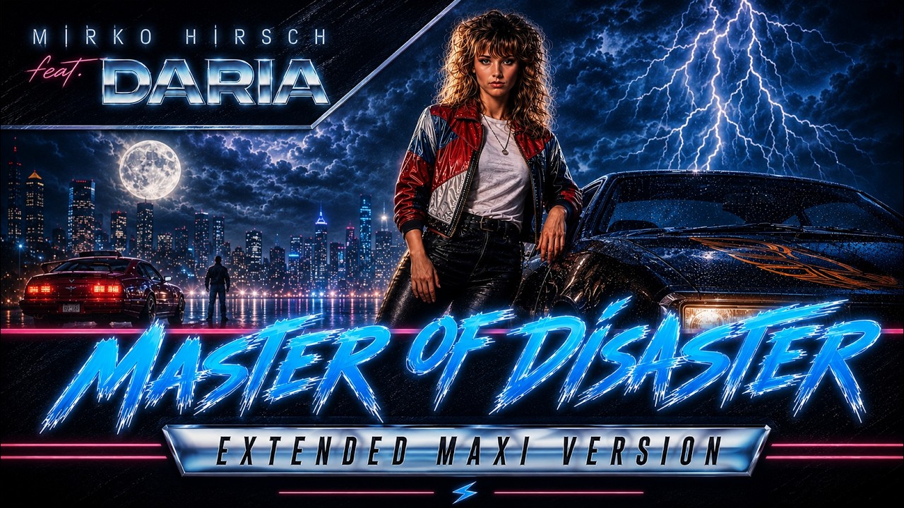 Mirko Hirsch feat. Daria &ndash; Master of Disaster (Extended MAXI Version) Official Lyric New Italo Disco