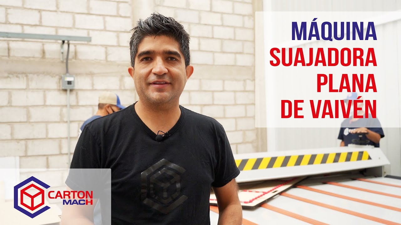ASI ES UNA SUAJADORA PLANA DE VAIVÉN PARA CAJAS DE CARTÓN - CODIGO CMACH1400-2500-SUV-1262