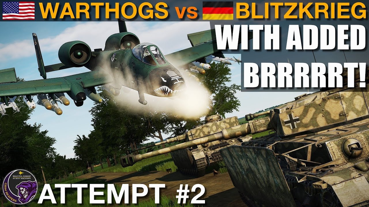 RETRY! Could An A-10 Warthog Air Wing Stop The 1940 Blitzkrieg Of France? (WarGames 8b) | DCS