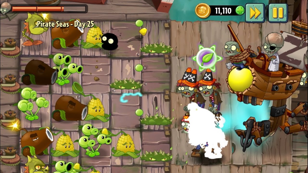 HARI INI AKU MELAWAN DOKTOR ZOMBOSSS KAPAL KARAM DAN BERHASIL MENGALAHKANNYA - PVZ2 part 11
