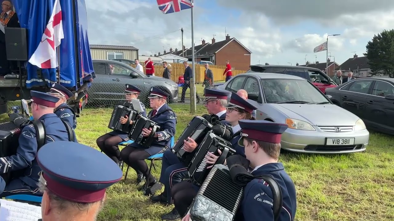 Loughgall District LOL No. 3 Banner Unfurling ceremony
