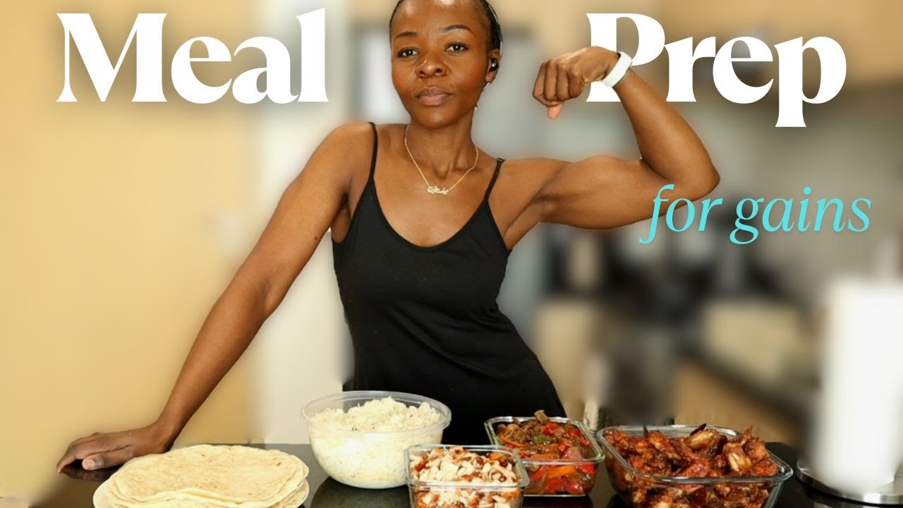 Meal Prep for The Gains| No More Girl Dinners