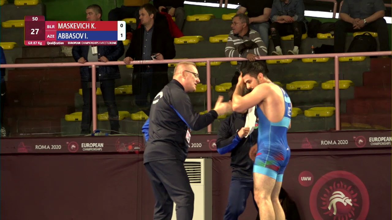 Qual. GR - 87 kg: K. MASKEVICH (BLR) v. I. ABBASOV (AZE)