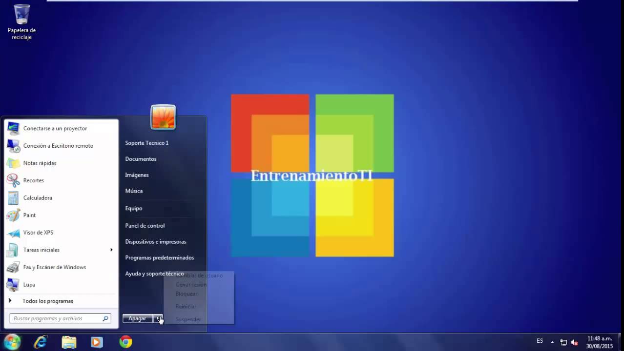 Solucionar fondo de pantalla negro en Windows 7-2008R2