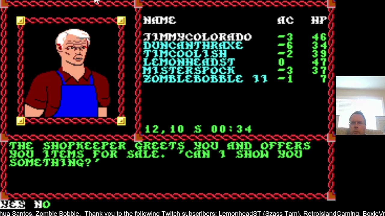 Previous Live Stream of DFortae's AD&D Pool of Radiance Remaster (New Races/True Iron Man) - Part 7