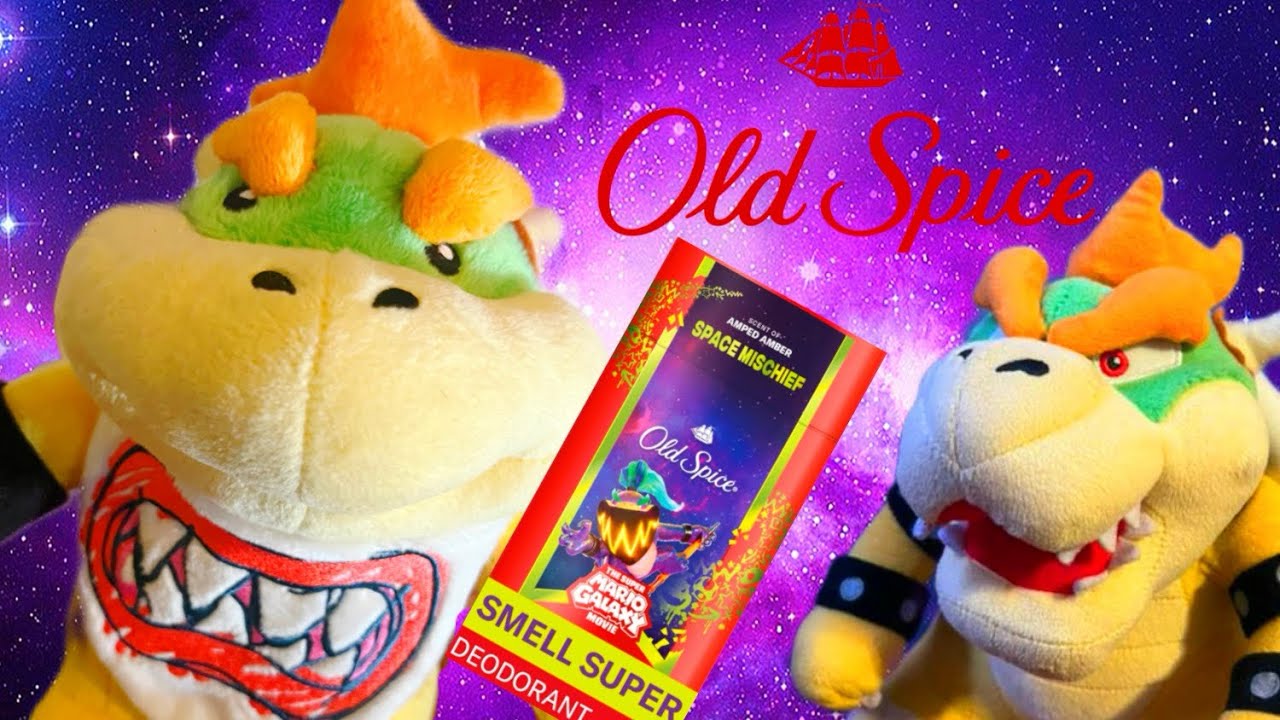 Bowser Jr’s Super Mario Galaxy Movie Old Spice Deodorant!