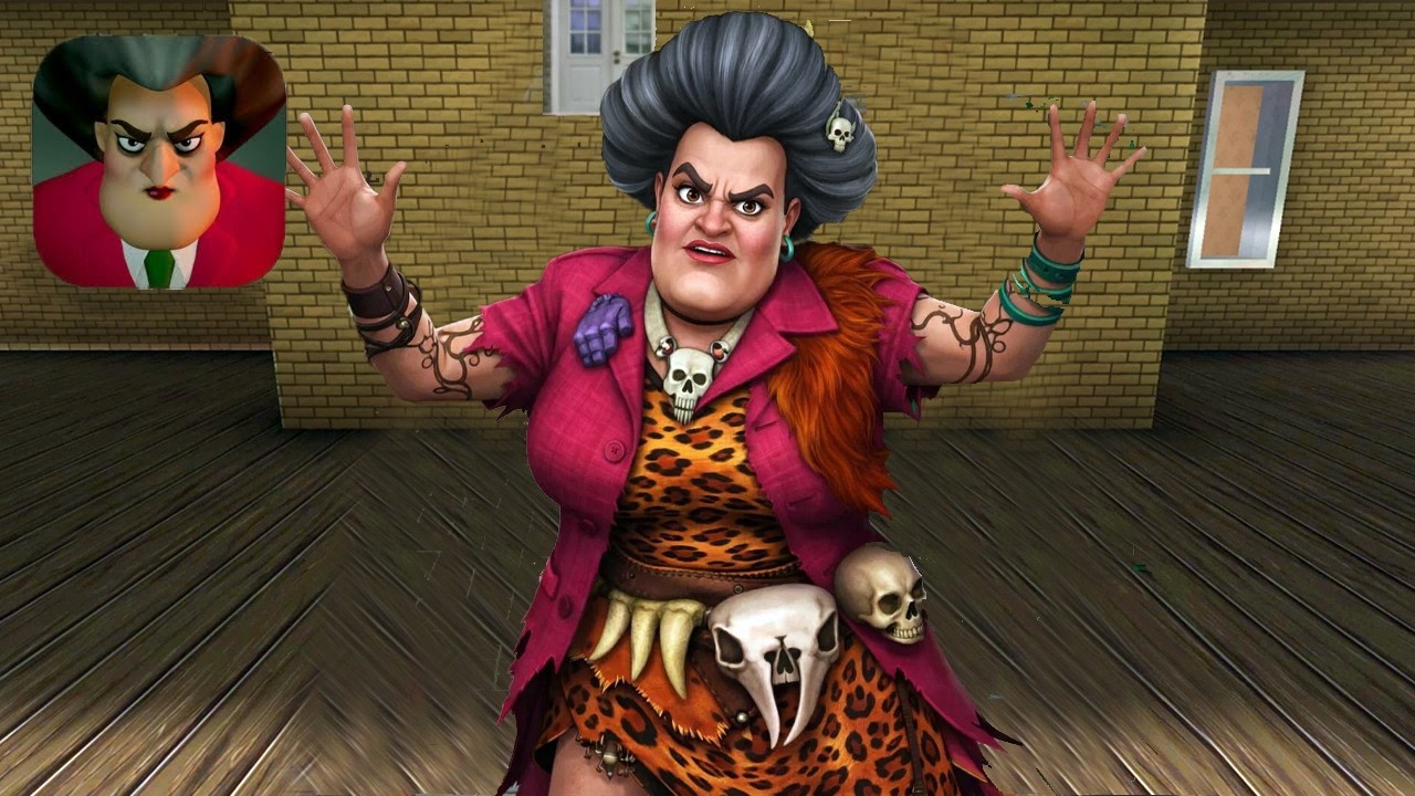 Scary Teacher Stone Age New Update Part 79 New Chapters Game Secrets (IOS ANDROID)