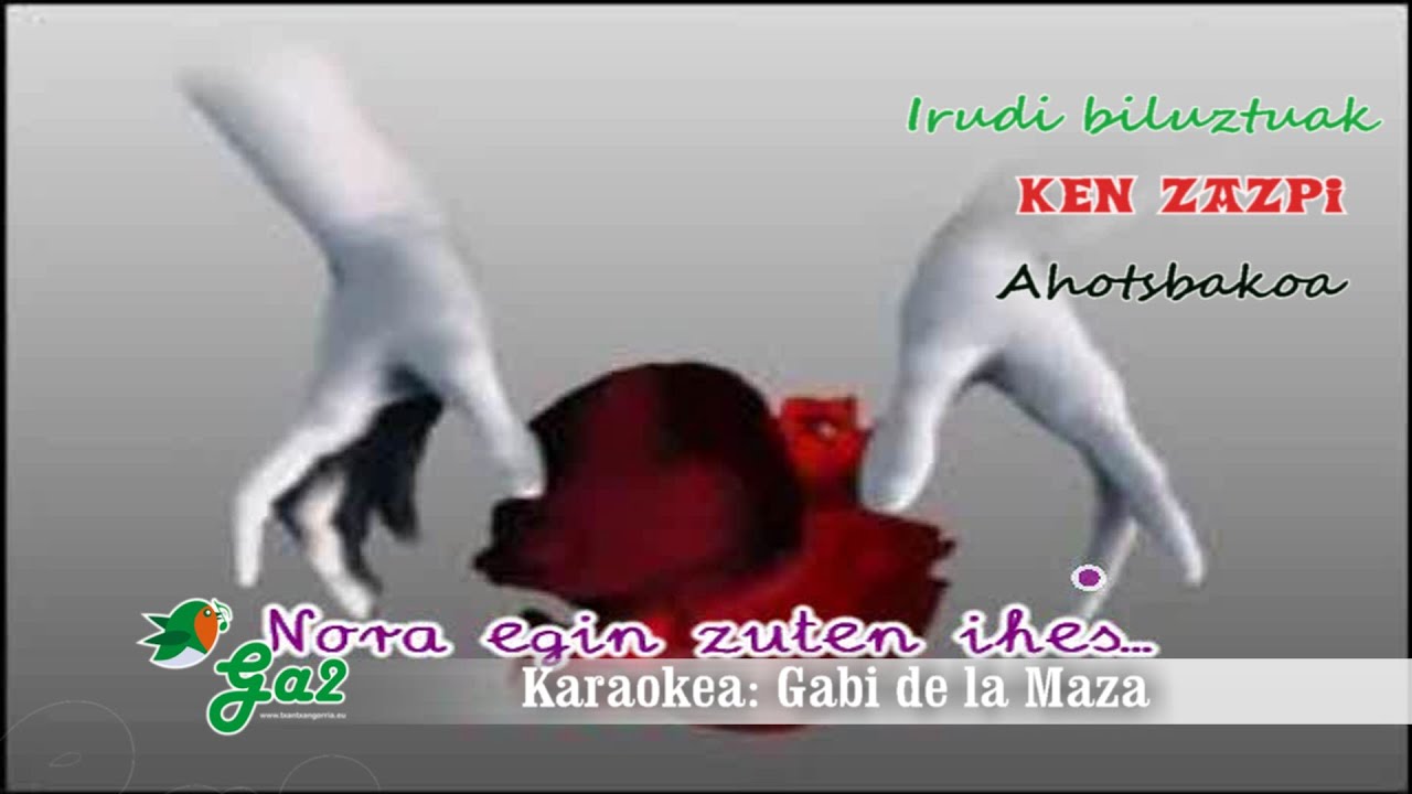 Irudi biluztuak Ken Zazpi ahotsbakoa