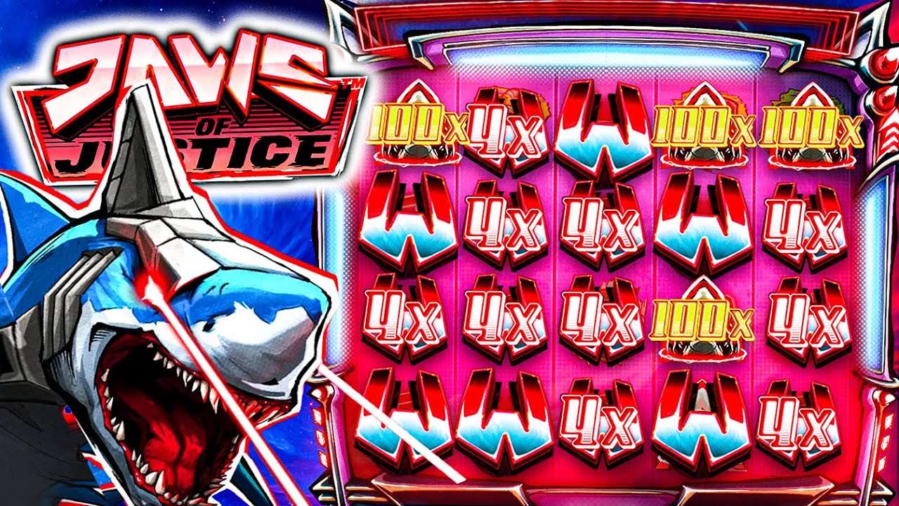 THE NEW JAWS OF JUSTICE SLOT IS INSANE! (200x jaw multiplier)