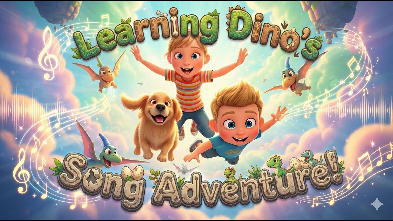 Learning Dino's Song Adventure! | Kids Fun Learning Song | Preschool ESL Kindergarten English