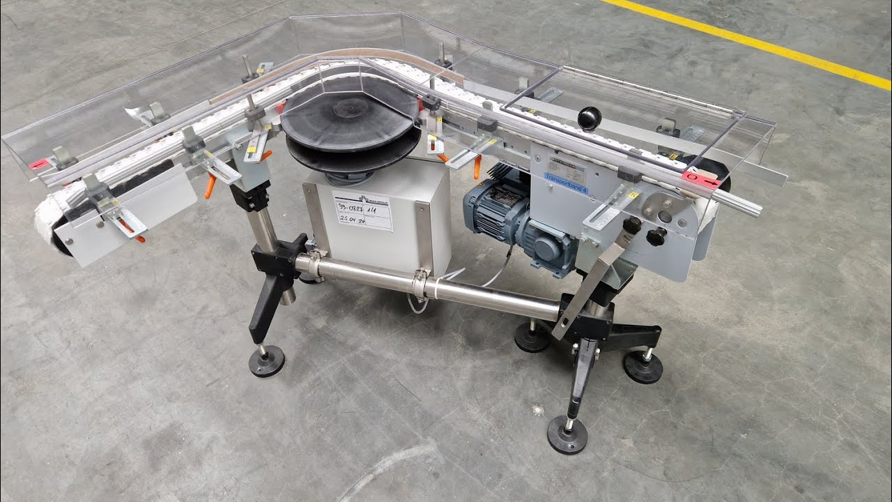 90° curved conveyor Rotzinger, year 2012, our item-# 99-0827