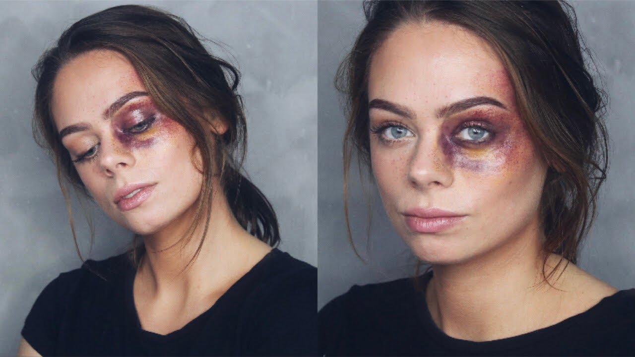 HOW TO GIVE YOURSELF A BLACK EYE / HALLOWEEN Tutorial