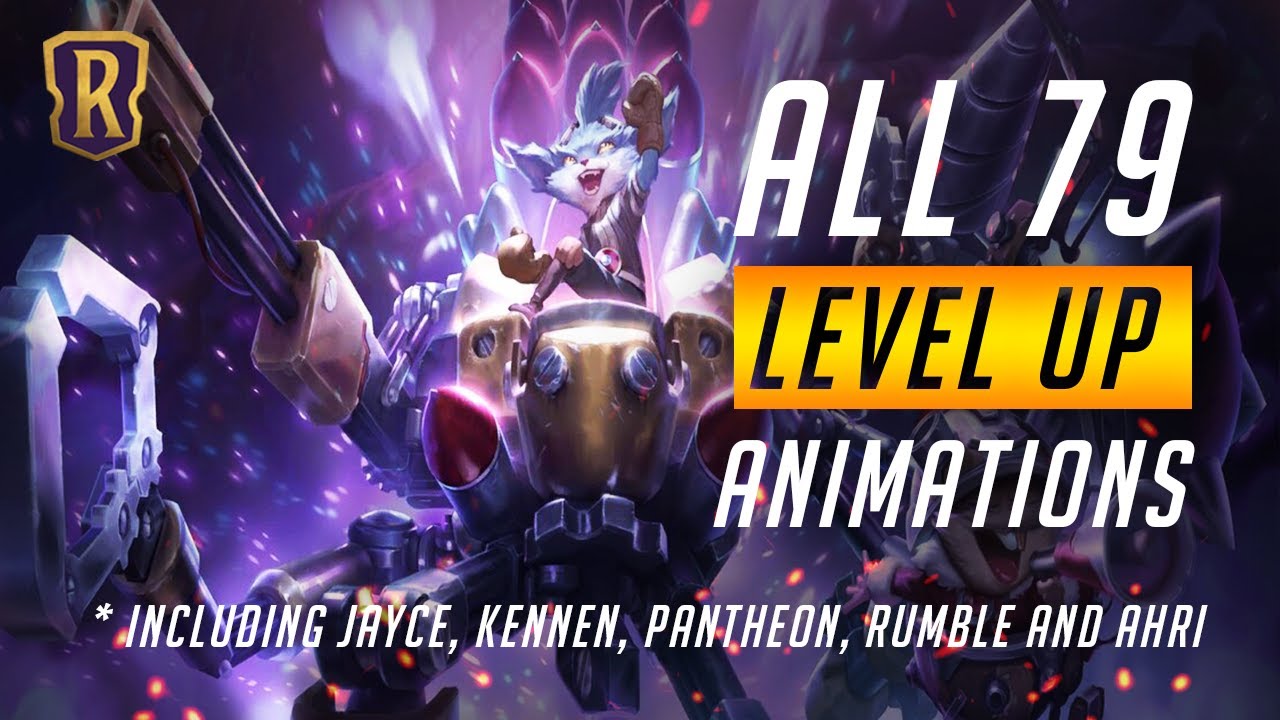 All 79 LEVEL UP Animations (including Kennen, Pantheon, Rumble and Ahri) | Legends of Runeterra