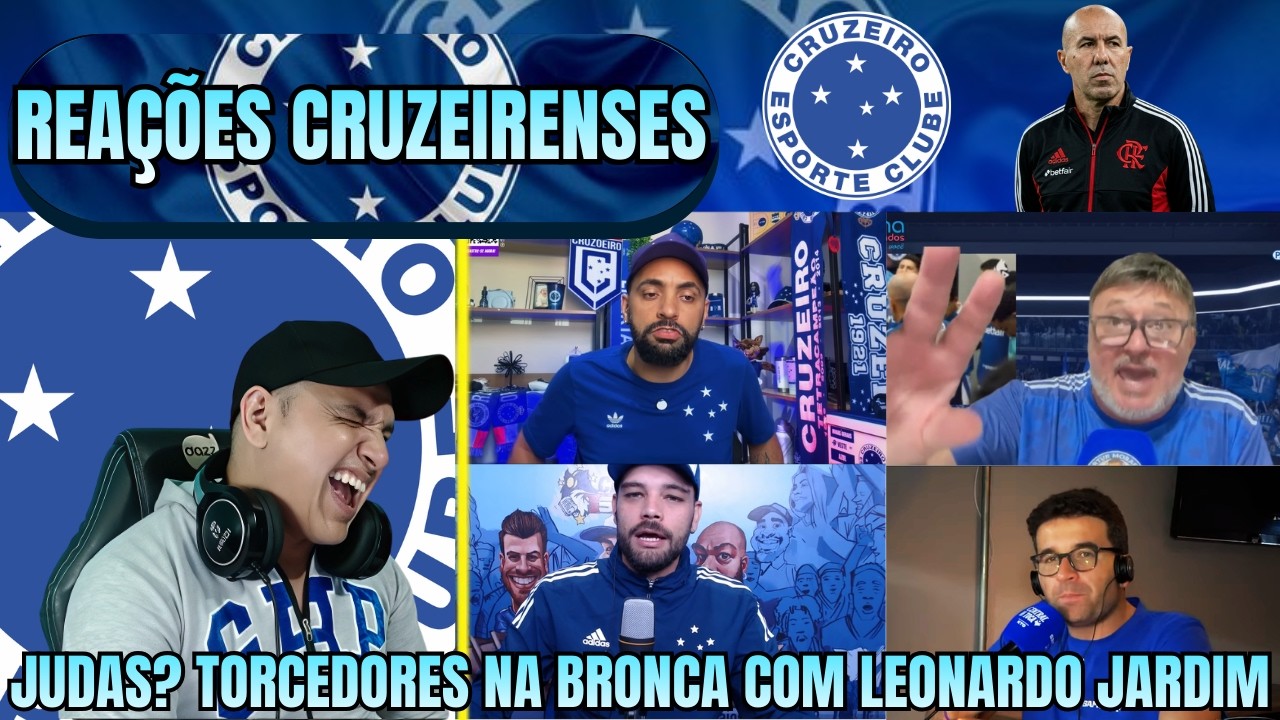 REAÇÕES CRUZEIRENSES! 😡 Leonardo Jardim troca o Cruzeiro pelo Flamengo e torcida fica na bronca!
